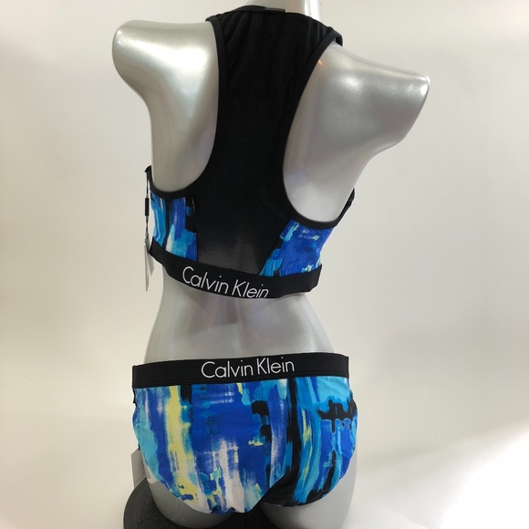 CK Two Piece Swimsuit Size Large Spellout - Picture 5 of 6